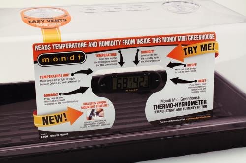 MONDI Mini Greenhouse Thermo-Hygrometer
