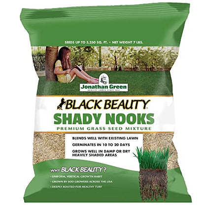 Jonathan Green Black Beauty Shady Nooks Grass Seed - 7 lb - size: 7 lb