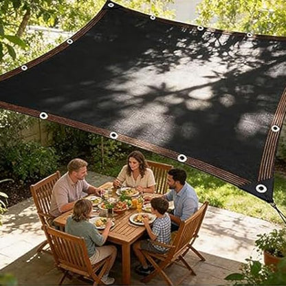 Garden Shade Cloth,90% Sun Shade Netting Mesh Tarp with Grommets(10x12FT) - size: 10x12FT