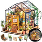 Rolife DIY Miniature Greenhouse Kits for Adults - Cathy's Flower House