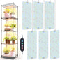 6-Pack Panel Grow Lights for Seed Starting,Veg, Bonsai,Seedling - size: Panel Grow Light(6Pack)