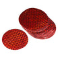 PATIKIL Bird Scare Reflective Devices, 20 Pack Self-Adhesive Keep Bird Away Drive Reflector for Balcony Window Door, Red