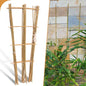 10 Pack 3ft Bamboo Trellis for Climbing Plants, Fan-Shaped Garden Support - size: 3 FT