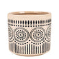 Ceramic 5 Inch Succulent Plant Pot Small Flower Planter - color: Pattern