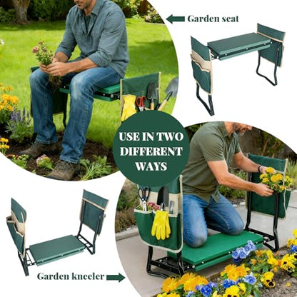 RAIN SPIRIT Garden Kneeler and Seat Gifts Foldable Gardening Stool
