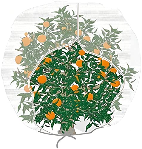 Agfabric Bird Netting 30" Hx60 W Garden Netting Insect Pest Barrier,Plant Cover Fruit Tree Netting Mesh Protection Bag with Zipper,White - size: 30"x60"