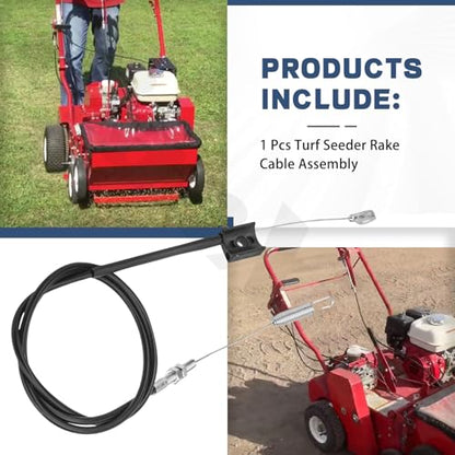 Turf Seeder Rake Cable Assembly C10053 100053 for Classen TSS-20 TRS-20