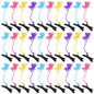 30 Pcs Bean Sprout Hair Clips Plant Styles,Butterfly - style: Butterfly