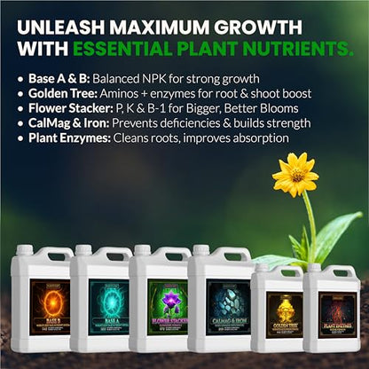 Humboldts Secret Starter Kit, Plant Fertilizer & Hydroponic Nutrients, XL - size: Starter Kit XL