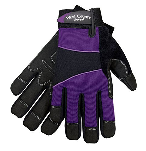 West County Women's Gloves -Work Gloves with Four-Way Spandex Backing - color: 0, size: Medium (Pack of 1)