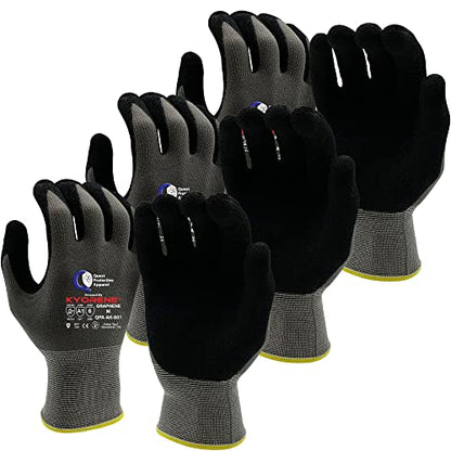 Quest Cut Resistant Work Gloves, ANSI A1, Medium, Pack of 3 - size: Medium