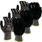 Quest Cut Resistant Work Gloves, ANSI A1, Medium, Pack of 3 - size: Medium