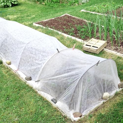 Unves 2 Pack 10x10 FT Garden Netting, Bird Netting for Garden - size: 10x10 Ft