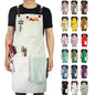 Kitchen Apron, Work Apron, Canvas Apron, White - color: White