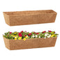 Legigo 2 Pack Rectangle Coco Liners for Planters- 36 Inch Window Box Liners - size: 36 Inch