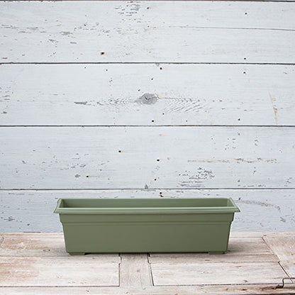 Root & Vessel 16240 24" Flowerbox Sage, Inch - color: Sage, size: 24-Inch