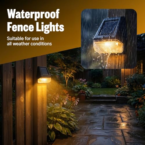 6 Pack Magnetic Solar Lights for Raised Garden Beds