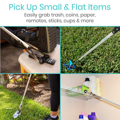 Vive Suction Cup Grabber Reacher 32" - Elderly Grab It Reaching Pickup Tool
