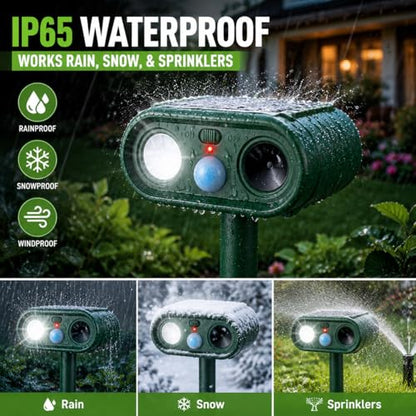 USB Charge Sonic Fortress Pro Deer Repellent Devices,2026 Upgraded