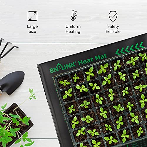 BN-LINK 20" x 20.75" Seedling Heat Mat for Seed Starting Plants Germination - size: 20x20.75 1 Pack