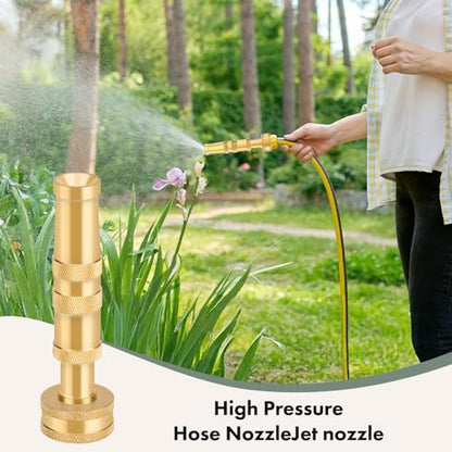 Twinkle Star High Pressure Garden Hose Nozzle, 3/4" GHT, 1 Pack - color: Nozzle Twist 1 Pack