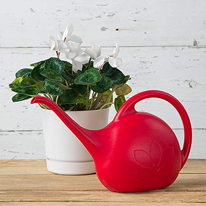 Novelty 30605 Indoor Watering Can, 1/2 Gallon, Red - color: Red