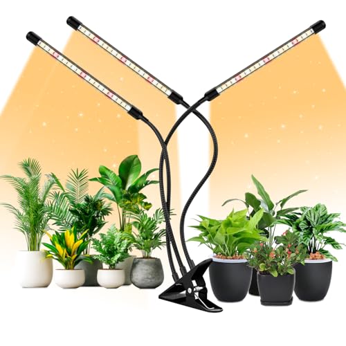 Clip Grow Lights for Indoor Plants, Full Spectrum Plant Lights - size: 1 Pack
