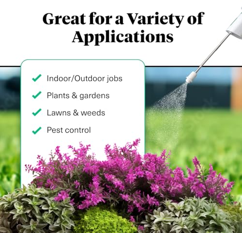 Pestie Rechargeable Garden Sprayer & Bag, Battery-Powered Yard Weed Sprayer