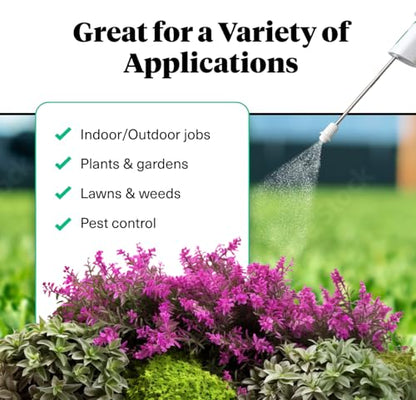 Pestie Rechargeable Garden Sprayer & Bag, Battery-Powered Yard Weed Sprayer