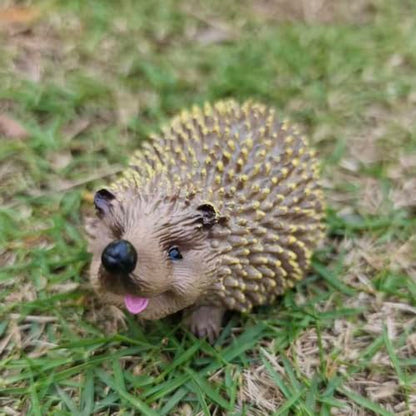 Hedgehog Figurines Sculpture Adorable Garden Statue Decoration