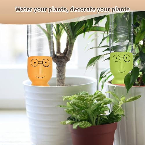 4 PCS Terracotta Watering Spikes, Self Plant Watering Globes