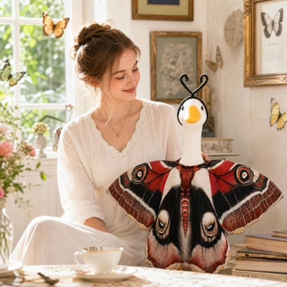 Butterfly Porch Goose Outfits Wing Cape Set for 23'' Goose - color: Black Moth