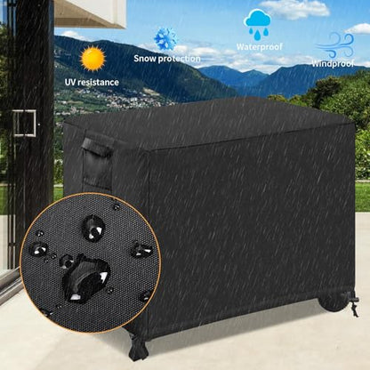 EATAKWARD 60'' X 24'' X 35'' 420D Waterproof Outdoor Prep Table Cover, Oxford fabric BBQ Table Cover, Suitable for Grill Table, Patio Kitchen Prep, Work Table, Workbench, Dining Cart