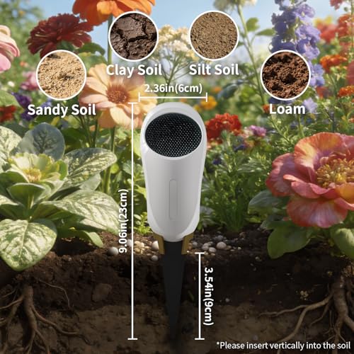 Netro Solar Powered Outdoor Smart Plant Sensor 2.4G WiFi APP-Based for Lawn