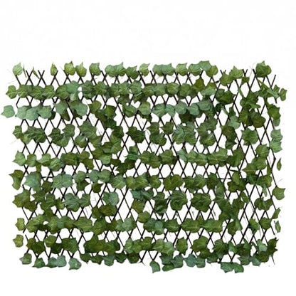 Expandable Privacy Fence, Grape Leaves, 120 x 22 in - color: Grape Leaves