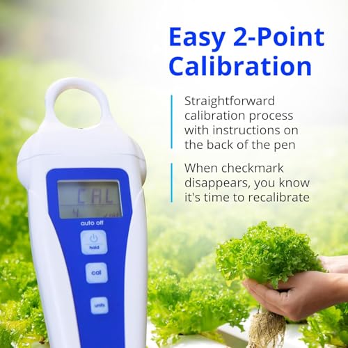 Bluelab pH Pen - ± 0.1 pH Accurate - Durable Double Junction Probe - style: PH Pen