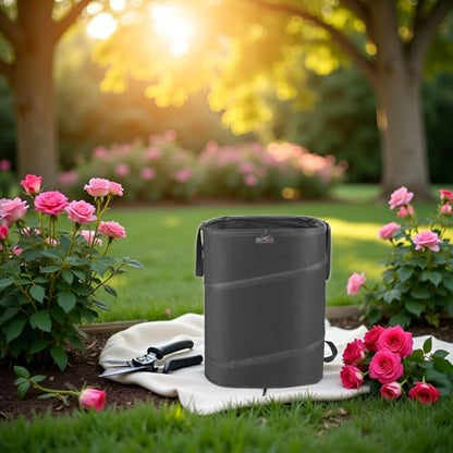 46 Gallon Square Collapsible Yard Waste Bin