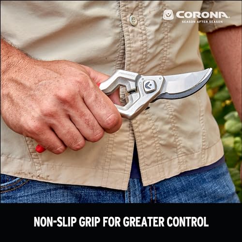 Corona Tools XSeries Pro Bypass Pruner – 1-inch Cut Capacity Heavy-Duty Garden Pruning Shears for Tree, Shrub & Branch Trimming, Professional Landscaping Hand Pruner - size: Pruner