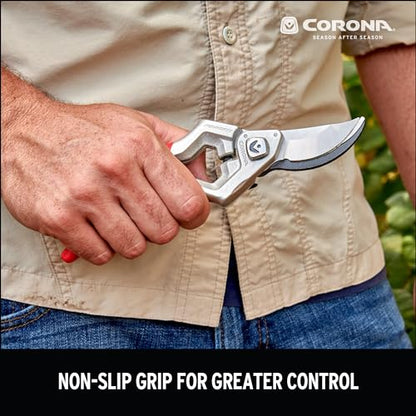Corona Tools XSeries Pro Bypass Pruner – 1-inch Cut Capacity Heavy-Duty Garden Pruning Shears for Tree, Shrub & Branch Trimming, Professional Landscaping Hand Pruner - size: Pruner