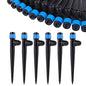 25 Pcs 360° Adjustable Drip Irrigation Spray Emitters - style: 25pcs-Blue 360 Degree Sprayer