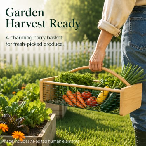 Extra Large Garden Harvest Basket for Vegetables - size: Extra Large