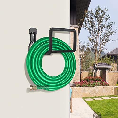 Hose Hanger, Heavy Duty Metal Hose Holder Wall Mount - color: Hose Holder 150 Ft