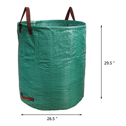 72 Gallon Garden Waste Bags 5 Pack Heavy Duty - size: 5 Count (Pack of 1)