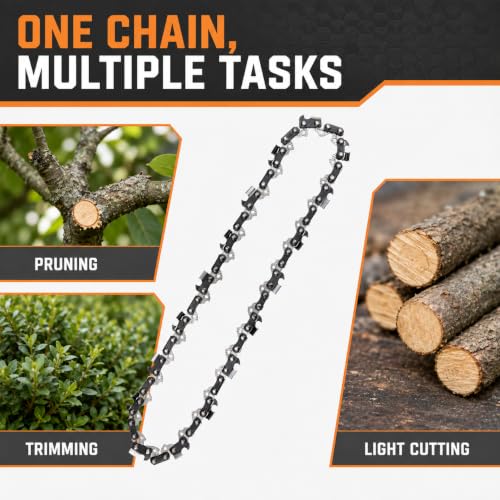 8 Inch Pole Saw Chain for Dewalt DCPS620B DCPS620M1 Chainsaw, 2 Pack - color: 2 Chain