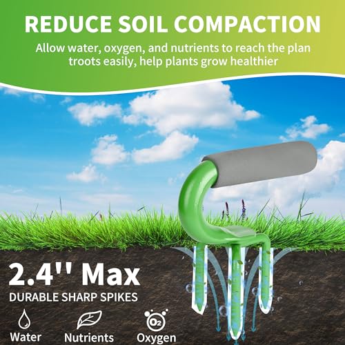 Earth Tiller，Pot Tiller，Loosen The Claws，Hand Tiller Claw Cultivator,Loosen The Gripper manually,Garden Weeder Tool for Vegetable Gardening Planting (Green) - color: green