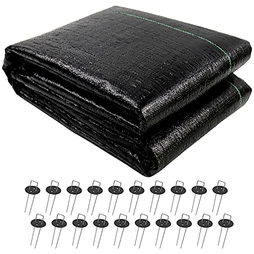 4ft x 100ft Weed Barrier Fabric, Heavy Duty Landscape Fabric Garden Cloth - size: 4ft x 100ft