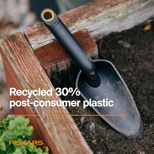 Fiskars Eco Trowel with Curved Spade, Ergonomic Garden Hand Tool - style: Eco Trowel