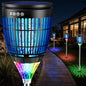 All‑in‑1 Solar Bug Zapper Outdoor, Electric Mosquito Killer Insect Trap - color: Black