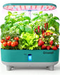 Growell 16 Pods Hydroponics Growing System Kit with 3 Light Modes & 2 Timer - color: Green