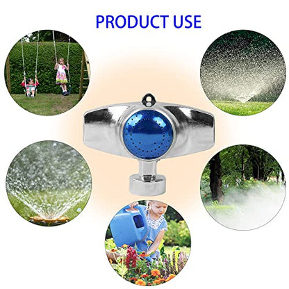 Hourleey 360 Degree Metal Spot Sprinkler, Lawn Sprinklers for Yard, Circle Pattern Sprinkler with Gentle Water Flow for Small Area Yard Lawn Garden Watering, Coverage Up to 30FT (4) - size: 4 Pack
